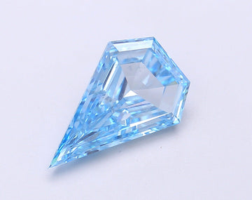 Brilliant 2.63 CT Antique Shape Fancy Vivid Blue Color SI1 Clarity Moissanite Diamond For Wedding Ring