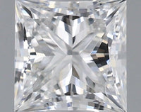 Unique 0.72 CT Princess Shape E Color VVS2 Clarity Lab Grown Diamond For Blue Silence