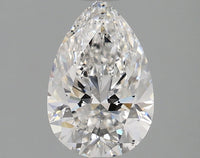 Fine 0.32 CT Pear Shape D Color VS1 Clarity Lab Grown Diamond For Her Smile