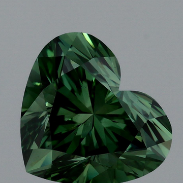 Stunning Of 3.02 CT Heart Shape Fancy Vivid Green Color VS2 Clarity Lab Grown Diamond For Endless Ease