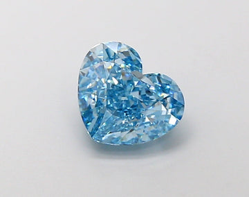 Great 2.00 CT Heart Shape Fancy Vivid Blue Color VVS2 Clarity Moissanite Diamond For Anniversary Ring