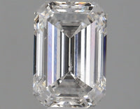 Affordable 1.44 CT Emerald Shape E Color SI1 Clarity Moissanite Diamond For Engagement Ring