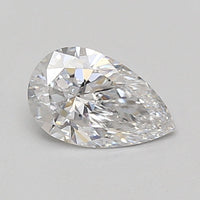 Hot Spelling 0.72 CT Pear Shape D Color SI1 Clarity Lab Grown Diamond For the Mild Storm