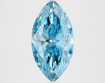 Stunning Of 3.04 CT Marquise Shape Fancy Vivid Blue Color VS2 Clarity Lab Grown Diamond For Calm Eyes
