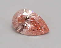 Fantastic 0.93 CT Pear Shape Fancy Vivid Pink Color VVS1 Clarity Lab Grown Diamond For True Wait