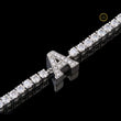 Luxury Pave Letter A Tennis Bracelet - view 3