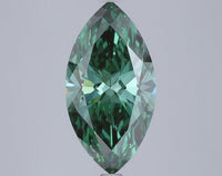 Exclusive Of 3.07 CT Marquise Shape Fancy Vivid Green Color VS2 Clarity Lab Grown Diamond For That Touch
