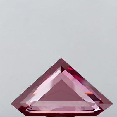 7.70 Ct Antique Cut Fancy Vivid Pink Moissanite - VS2 Clarity