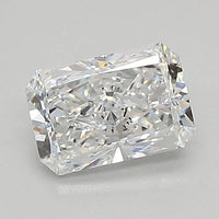 Brilliant 0.84 CT Radiant Shape E Color SI1 Clarity Lab grown Diamond For In Between