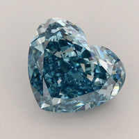 Sustainable 3.25 CT Heart Shape Fancy Vivid Blue Color VVS2 Clarity Moissanite Diamond For Birthday Ring