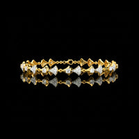 7.15 TCW Elegant Lab Grown Round Cut Created Diamond Bracelet Custom Design By Ivevar