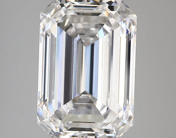 Exclusive 6.45 CT Emerald Shape D Color VS1 Clarity Lab Grown Diamond For Love