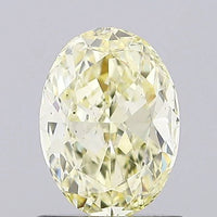 Perfect Of 0.97 CT Oval Shape Fancy Yellow Color VS2 Clarity Moissanite Diamond For Warm Echo