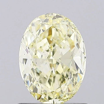 Perfect Of 0.97 CT Oval Shape Fancy Yellow Color VS2 Clarity Moissanite Diamond For Warm Echo