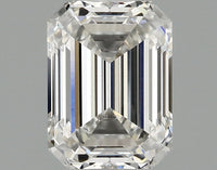 Stunning H Color VS1 Clarity 1.13 CT Emerald Shape Moissanite Diamond For Custom Ring