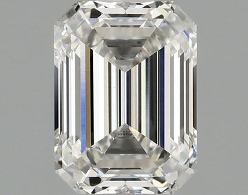 Stunning H Color VS1 Clarity 1.13 CT Emerald Shape Moissanite Diamond For Custom Ring
