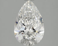 Minimalist 1.54 CT Pear Shape F Color VS2 Clarity Lab Grown Diamond For Gold Light