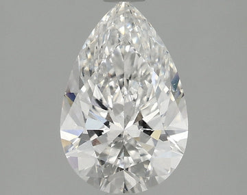 Minimalist 1.54 CT Pear Shape F Color VS2 Clarity Lab Grown Diamond For Gold Light