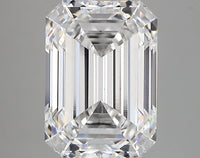 Minimalist Of 4.44 CT Emerald Shape D Color VS1 Clarity Lab Grown Diamond For Special Moment