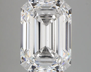 Minimalist Of 4.44 CT Emerald Shape D Color VS1 Clarity Lab Grown Diamond For Special Moment