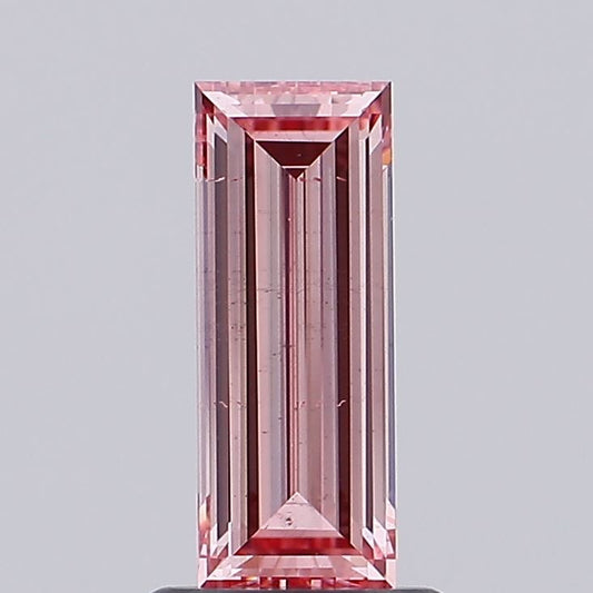 Brilliant Antique Shape Fancy Intense Pink Color 1.04 CT VS2 Clarity Moissanite Diamond For Custom Ring