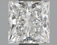 Unique 1.08 CT Princess Shape D Color VVS2 Clarity Lab grown Diamond For Wedding Ring