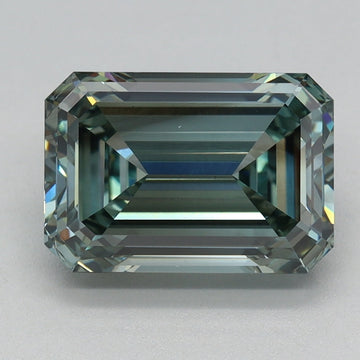 Ultimate Of 2.33 CT Emerald Shape Fancy Vivid Green Color VS2 Clarity Lab Grown Diamond For Pure Sound