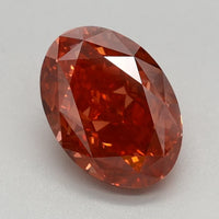 luxury Of 1.51 CT Oval Shape Fancy Vivid Pink Color VS2 Clarity Moissanite Diamond For After Light