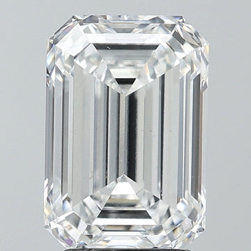 Minimalist Of 2.10 CT Emerald Shape D Color VS1 Clarity Lab Grown Diamond For Engagement Ring