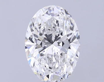 Experience Luxury 3.59 CT Oval Shape D Color VS1 Clarity Moissanite Diamond For Custom Ring