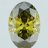 Perfect Of 1.54 CT Oval Shape Fancy Deep Green Color VS2 Clarity Moissanite Diamond For Only Us