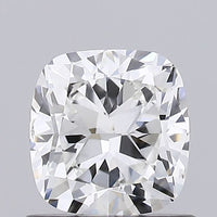 Bright 0.79 CT Cushion Shape F Color VVS2 Clarity Lab Grown Diamond For Blue Silence