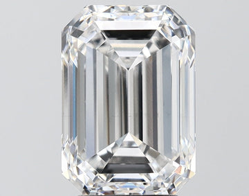 Sparkling Of 4.26 CT Emerald Shape D Color VS1 Clarity Lab Grown Diamond For Party