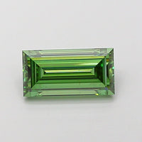 Custom Luxury 1.50 CT Antique Shape Fancy Vivid Green Color VS2 Clarity Moissanite Diamond For Ring