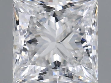 Classic 0.77 CT Princess Shape E Color VVS2 Clarity Lab Grown Diamond For Blue Silence