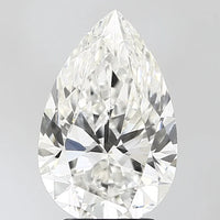 Bright 3.05 CT Pear Shape F Color VS1 Clarity Moissanite Diamond For Blue Silence