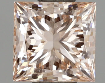 Trendy 1.01 CT Princess Shape Fancy Light Pink Color VS1 Clarity Lab Grown Diamond For Silent Flame