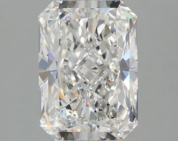 Custom Luxury 1.99 CT Radiant Shape E Color SI1 Clarity Lab grown Diamond For Full Grace