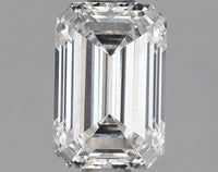 Custom Luxury 1.17 CT Emerald Shape E Color SI1 Clarity Moissanite Diamond For Gift Ring