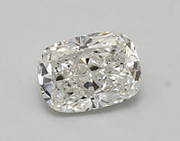 Classic 0.81 CT Cushion Shape F Color VVS2 Clarity Lab Grown Diamond For Still Flame