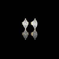 0.10 TCW Prestige Edition Lab Grown Marquise Cut Diamond Stud Earrings Minimal Fine Jewelry