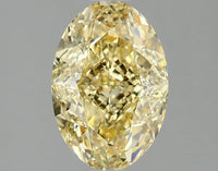 Top Quality Of 2.00 CT Oval Shape Fancy Intense Yellow Color VS2 Clarity Moissanite Diamond For One Step