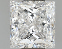 Elegant 0.80 CT Princess Shape E Color VVS2 Clarity Lab Grown Diamond For Blue Silence