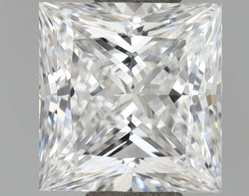 Elegant 0.80 CT Princess Shape E Color VVS2 Clarity Lab Grown Diamond For Blue Silence