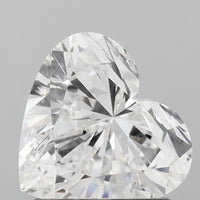 Premium 1.07 CT E Color Heart Shape VS2 Clarity Lab grown Diamond For Engagement Ring