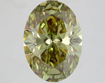 Top Quality Of 4.24 CT Oval Shape Fancy Vivid Green Color VS2 Clarity Moissanite Diamond For Quiet Spark