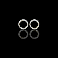 0.30 TCW Handcrafted Moissanite Round Cut Diamond Earring Precision, Passion & Perfection