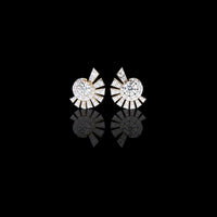 3.20 TCW Exquisite Moissanite Diamond Radiant Sunburst Round Diamond Statement Earrings