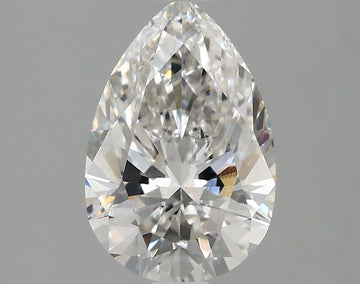 Sustainable 1.58 CT Pear Shape F Color VS2 Clarity Lab Grown Diamond For Found Time