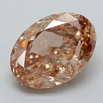 Stunning Of 1.86 CT Oval Shape Fancy Brown Color VS2 Clarity Moissanite Diamond For Still Nights